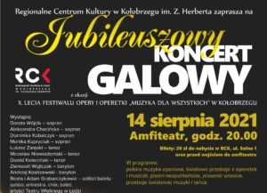 Read more about the article 14 sierpnia, amfiteatr, Festiwal Opery i Operetki, godz. 20, bilety 20 zł