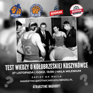 Read more about the article Test wiedzy o kołobrzeskiej koszykówce. Sprawdź się i wygraj nagrodę!