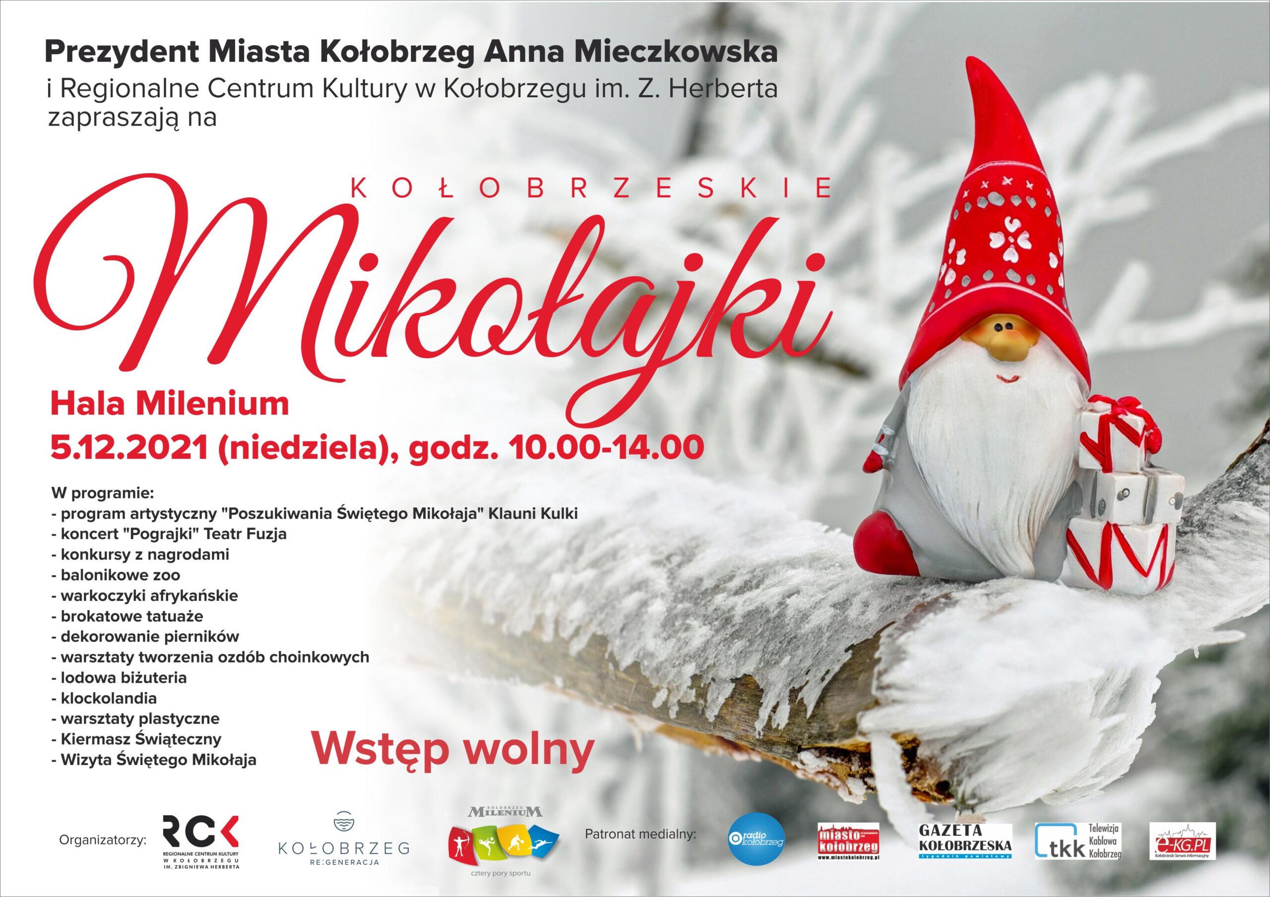 You are currently viewing 5 grudnia, hala Milenium, Kołobrzeskie Mikołajki, godz. 10, wstęp wolny