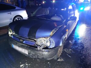 Read more about the article Kolizja, jazda pod prąd i znowu kolizja. Obywatelski zatrzymanie pijanego kierowcy