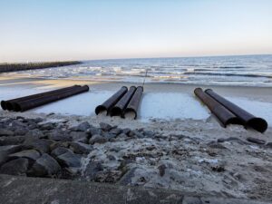 Read more about the article Trwają przygotowania do sztucznego zasilania plaży w piasek w Kołobrzegu