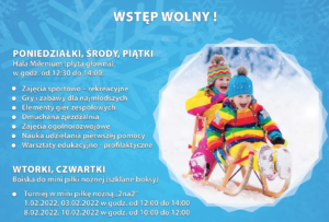 Read more about the article MOSiR i Akademia Piłkarska Kotwica Kołobrzeg zapraszają na aktywne ferie. Wszystkie zajęcia są darmowe