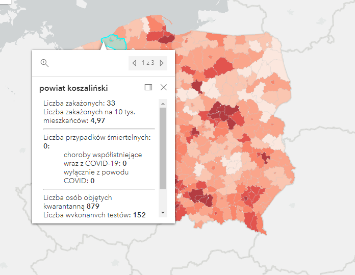 You are currently viewing Ostatnie dane o zakażeniach koronawirusem z naszego województwa i powiatu
