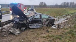 Read more about the article Wypadek na S6. To cud, że nikt nie ucierpiał