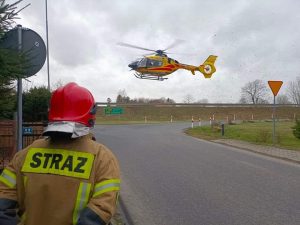 Read more about the article Próbowali ugasić wodą pożar oleju. Skończyło się ciężkimi poparzeniami