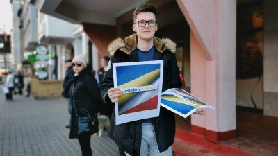 Wiec poparcia dla Ukrainy w Kołobrzegu (WIDEO)