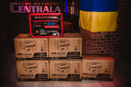 You are currently viewing 5 agregatów wyśle klub Centrala do Ukrainy. To efekt ostatniego koncertu