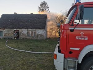 Read more about the article Palił się opuszczony dom. To prawdopodobnie podpalenie