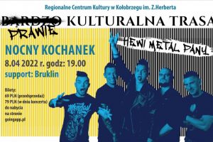 Read more about the article 8 kwietnia, RCK, koncert Nocny Kochanek, godz. 19, bilety 69 zł