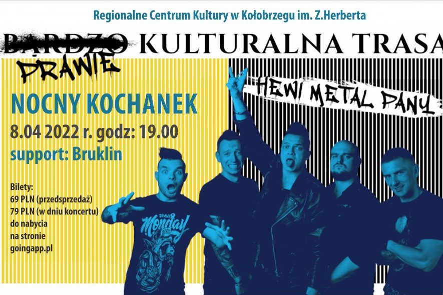 You are currently viewing 8 kwietnia, RCK, koncert Nocny Kochanek, godz. 19, bilety 69 zł