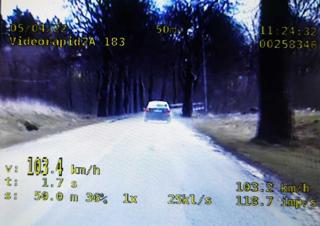 You are currently viewing W obszarze zabudowanym jechał 103 km/h. Złapała go kołobrzeska grupa SPEED