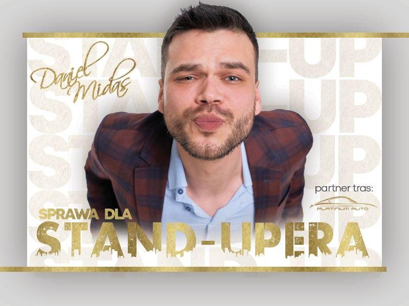 You are currently viewing 12 kwietnia, Centrala, Daniel Midas z programem „Sprawa dla stand-upera”, godz. 19, bilety 49 zł