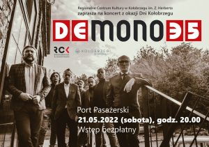 Read more about the article 21 maja, Port Pasażerski, koncert DE MONO, godz. 20, wstęp wolny