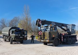 Read more about the article Akcja wydobycia niewybuchów zakończona. Wojsko podało, co dokładnie usunięto z plaży w Podczelu