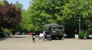 Read more about the article Wojsko na Skwerze Pionierów. Przygotowania do jutrzejszych wydarzeń