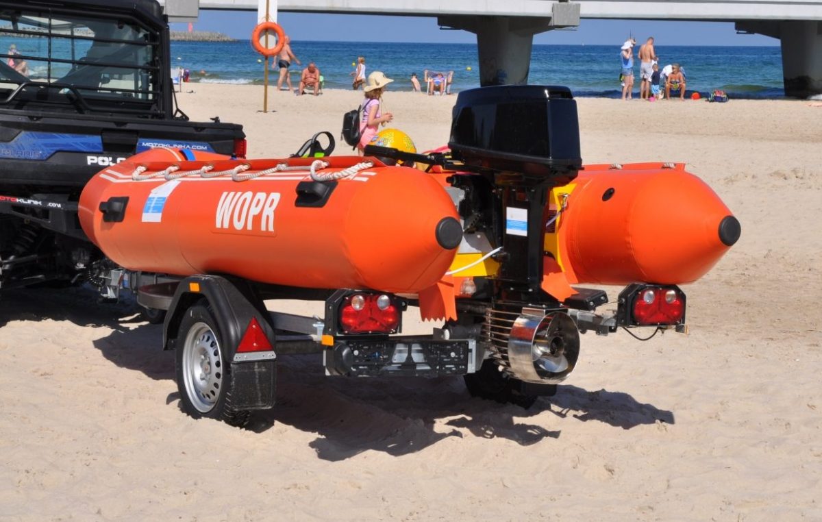 Nowa łódź IRB dla kołobrzeskich ratowników WOPR
