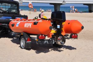 Read more about the article Nowa łódź IRB dla kołobrzeskich ratowników WOPR