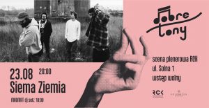 Read more about the article 23 sierpnia, RCK, koncert Siema Ziemia, godz. 20, wstęp wolny