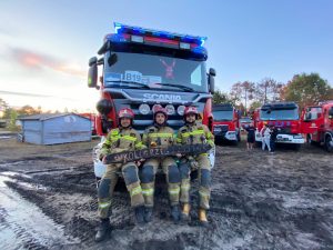 Read more about the article Strażacy z Kołobrzegu wracają do domu. Muszą pokonać 2253 km
