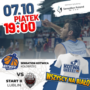 Read more about the article Po wyjazdowej wygranej w Krakowie, koszykarska Kotwica zagra w piątek u siebie