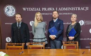 Read more about the article I Liceum Ogólnokształcące w Kołobrzegu nawiązało współpracę z Wydziałem Prawa i Administracji Uniwersytetu Szczecińskiego