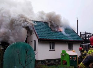 Read more about the article Pożar niedaleko Kołobrzegu