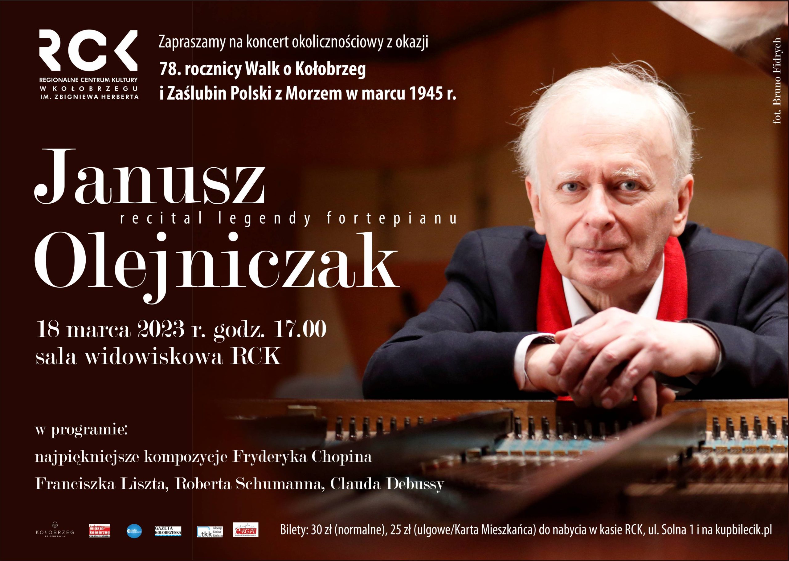 You are currently viewing ODWOŁANY: 18 marca, RCK, koncert fortepianowy, godz. 18, bilety 30 zł