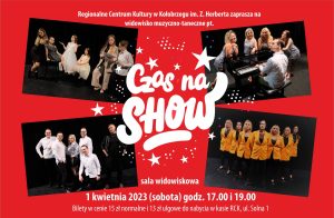 Read more about the article 1 kwietnia, RCK, widowisko „Czas na SHOW”, godz. 17 i 19, bilety 15 zł