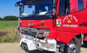 Read more about the article Wąż wystraszył mieszkańców Ustronia Morskiego. Gada złapali strażacy