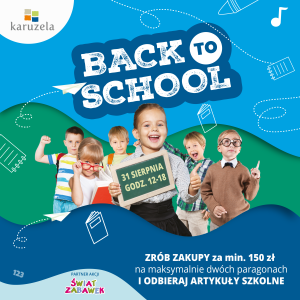 Read more about the article Galeria Karuzela Kołobrzeg rozdaje przybory szkolne