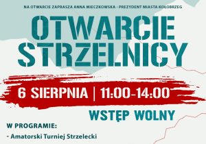 Read more about the article W niedzielę (6.08) otwarcie nowej strzelnicy. W programie m.in. amatorski turniej