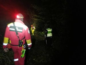 Read more about the article Wyszedł na grzyby i zaginął. Przez kilka godzin szukali go ratownicy i strażacy z kilku jednostek