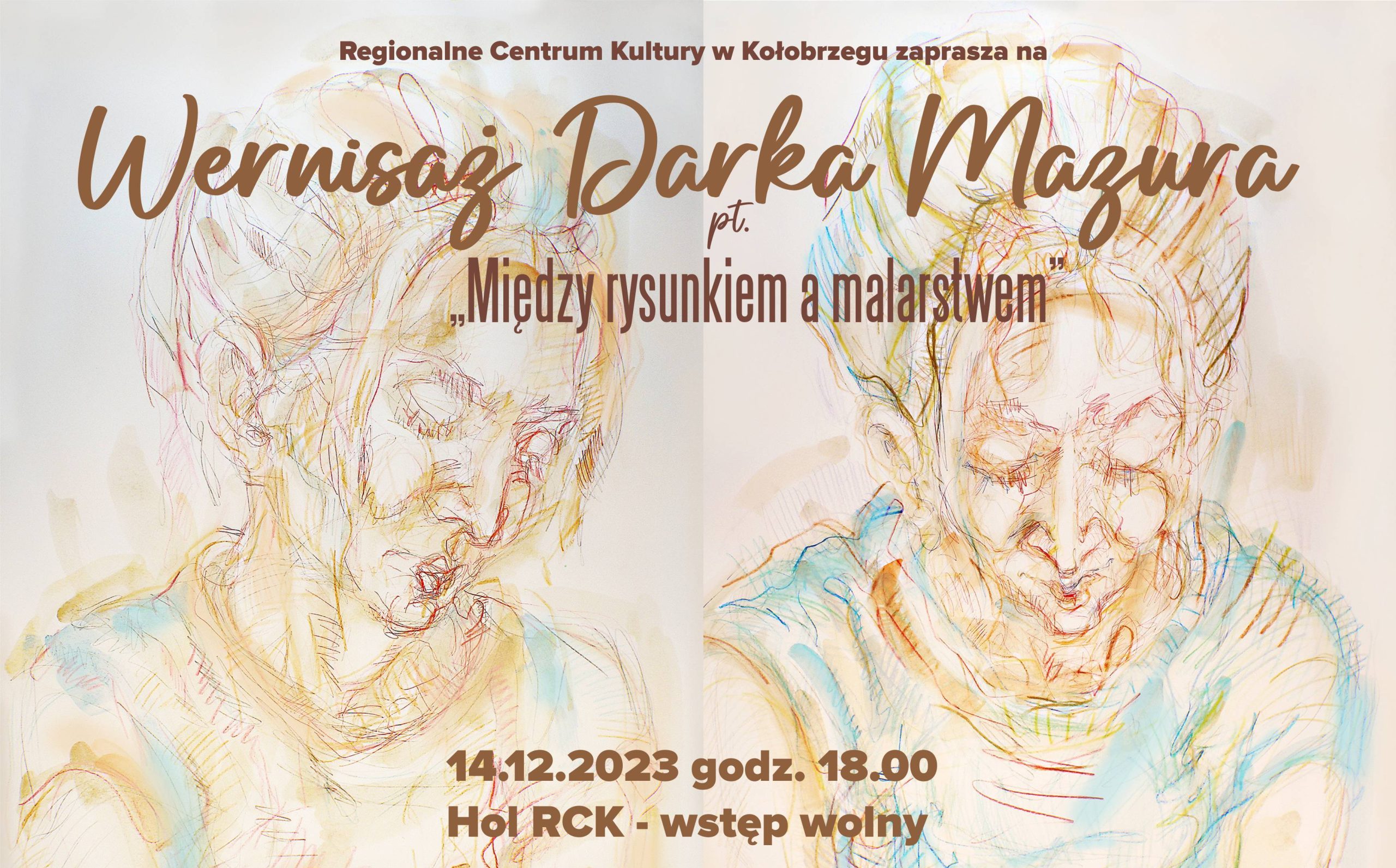 You are currently viewing do 14 stycznia 2024 r., RCK, wystawa „Między rysunkiem a malarstwem”, wstęp wolny