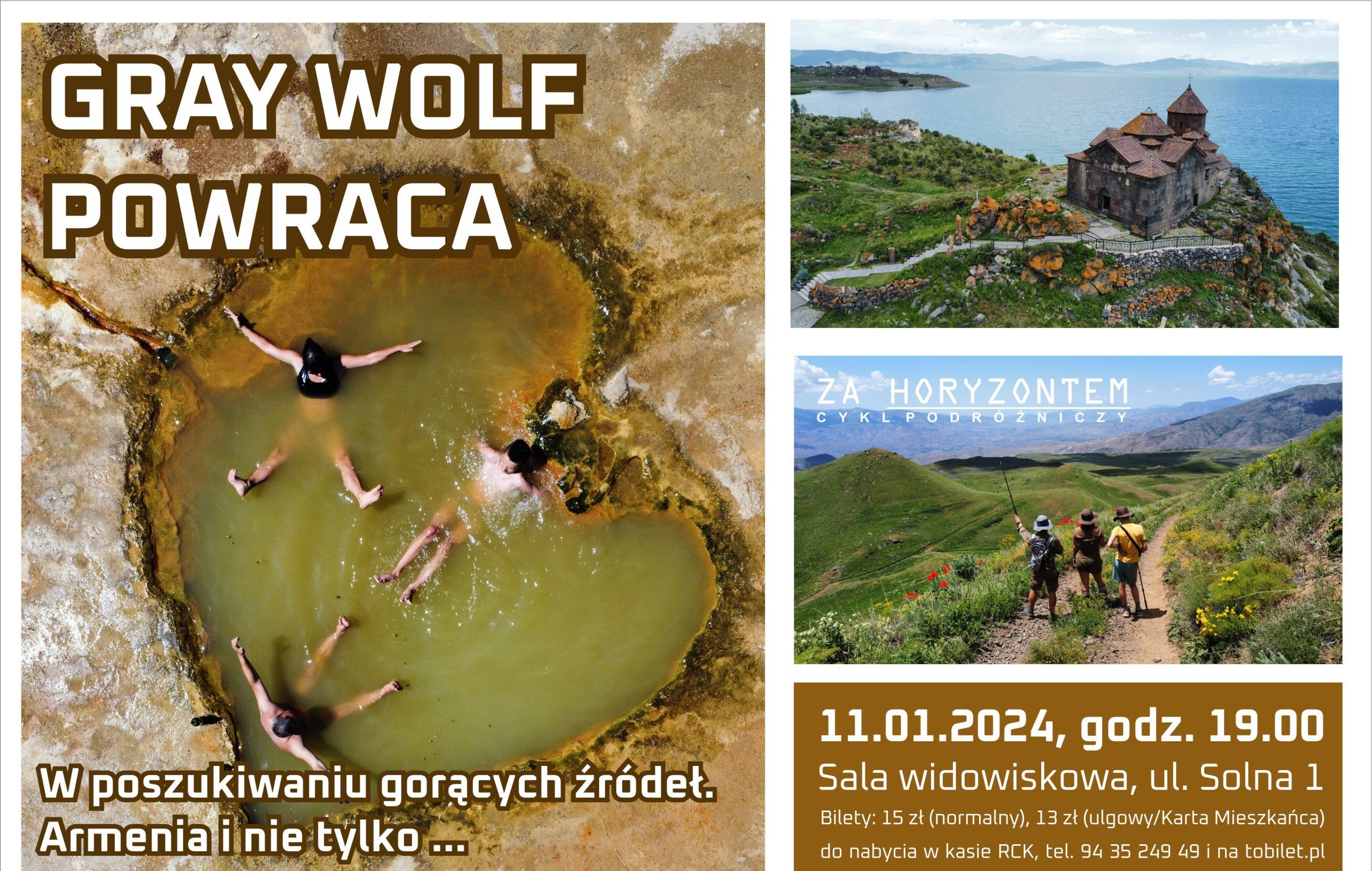 You are currently viewing 11 stycznia, RCK, Za horyzontem: Gray Wolf „W poszukiwaniu gorących źródeł… ”, godz. 19, bilety 15 zł