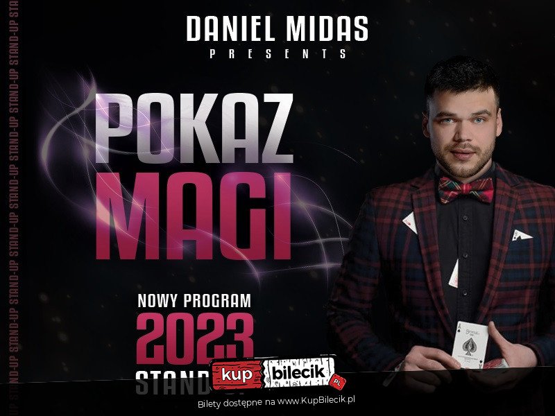 You are currently viewing 6 lutego, RCK, Daniel Midas (stand up), godz. 19, bilety 69 zł