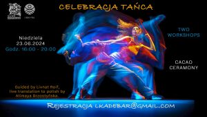 Read more about the article 23 czerwca, Adebar, warsztaty Celebracja Tańca, godz. 16, wstęp wolny (zapisy)