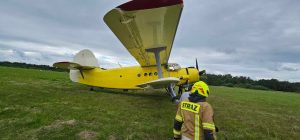 Read more about the article Awaryjnie lądowanie na lotnisku w Bagiczu. Z samolotu wydobywał się dym