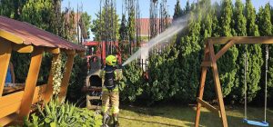 Read more about the article Jechali do pożaru domu, na miejscu okazało się, że palą się… choinki