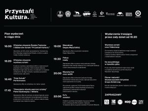 Read more about the article 24 sieprnia, port rybacki, Przystań! Kultura, wstęp wolny