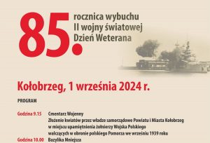 Read more about the article Program uroczystości w 85. rocznicę wybuchu II wojny światowej
