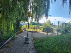 Read more about the article Z tego skrótu na razie nie skorzystamy. Trwa budowa ciepłociągu