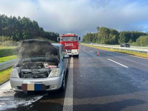 Read more about the article Pożar samochodu osobowego na S6