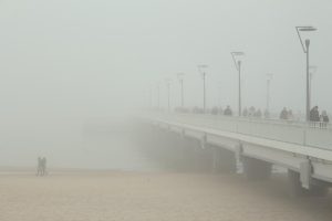 Read more about the article Ostrzeżenie przed gęstą mgłą. Widzialność ograniczona do 100 metrów