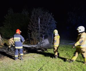 Read more about the article W niedzielę strażacy walczyli z dwoma pożarami