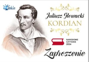 Read more about the article Uczniowie „Ekonoma” zapraszają dziś na Narodowe Czytanie „Kordiana”