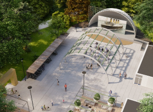 Read more about the article Rusza remont muszli koncertowej. Zobacz, jak ma to miejsce wyglądać po jego zakończeniu