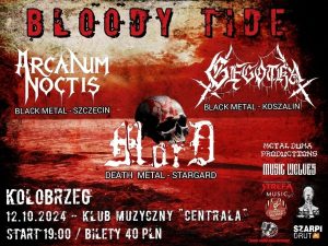Read more about the article 12 października, koncert „Bloody Tide”, Centrala, bilety
