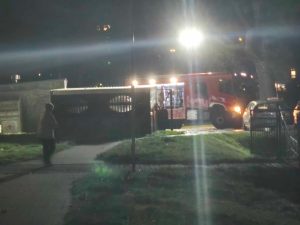 Read more about the article Ogień przy ul. Wąskiej. Na miejscu Straż Pożarna