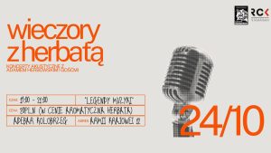 Read more about the article 24 października, Wieczory z Herbatą – Adam Herbowski i goście, Adebar, bilety