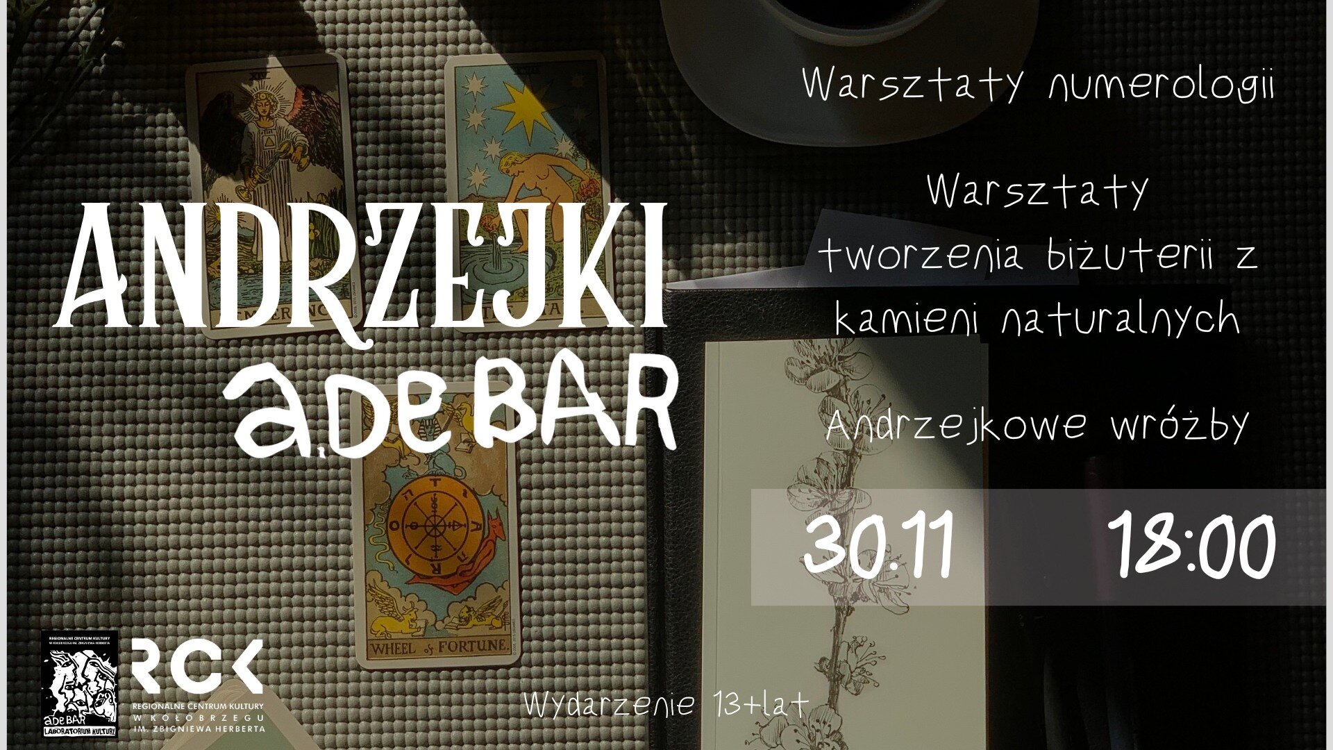 You are currently viewing 30 listopada, Magiczne Andrzejki, Adebar, bilety